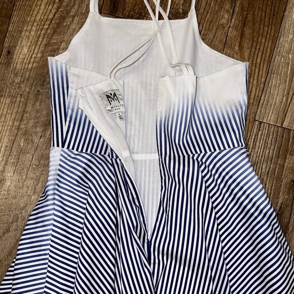 Milly Minis Girls Ombre Striped Fit & Flare Dress Size 14 - Picture 11 of 16